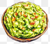 PNG An guacamole food illustration dish.