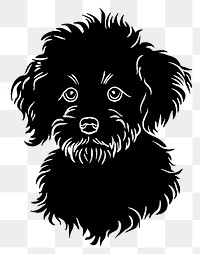 PNG Dog illustration silhouette animal.