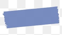 PNG Blue washi tape transparent illustration on transparent background