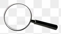 Magnifying glass png sticker, search tool image on transparent background