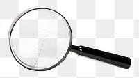 Magnifying glass png sticker, search tool  image on transparent background