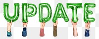 Update balloon png word sticker, transparent background