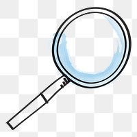 Magnifying glass, simple doodle icon