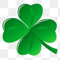 Shamrock leaf png sticker, Saint Patrick's celebration illustration on transparent background. Free public domain CC0 image.