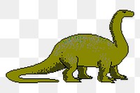 Dinosaur png sticker, extinct animal illustration on transparent background. Free public domain CC0 image.