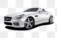 Sports car png sticker, vehicle illustration on transparent background. Free public domain CC0 image.