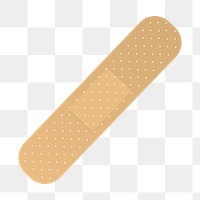 Bandage png sticker, object illustration on transparent background. Free public domain CC0 image.