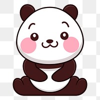 Cute panda png sticker, animal | Free PNG - rawpixel