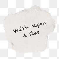 Dreams png word sticker paper note, transparent background