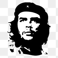 Che Guevara png sticker, famous person portrait on transparent background. Free public domain CC0 image.