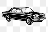 Classic car png sticker, vehicle illustration on transparent background. Free public domain CC0 image.