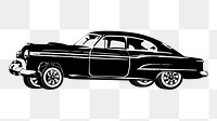 Classic car png sticker, vehicle illustration on transparent background. Free public domain CC0 image.