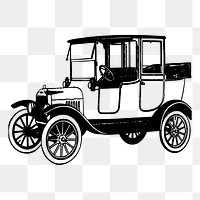 Classic car png sticker illustration, transparent background. Free public domain CC0 image