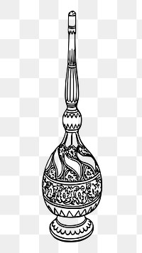 Egyptian perfume png sticker illustration, transparent background. Free public domain CC0 image