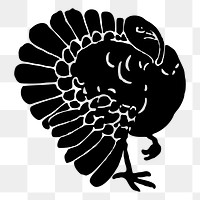 Turkey png sticker illustration, transparent background. Free public domain CC0 image.