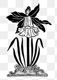 Bellflower png sticker illustration, transparent background. Free public domain CC0 image.