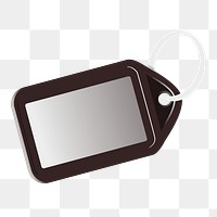 Key tag png sticker, object illustration on transparent background. Free public domain CC0 image.