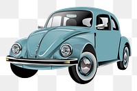 Classic car png sticker, vehicle illustration on transparent background. Free public domain CC0 image.