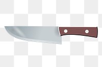 Knife png sticker illustration, transparent background. Free public domain CC0 image.