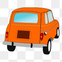 Classic car png sticker, vintage vehicle illustration, transparent background. Free public domain CC0 image