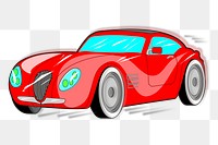 Classic car png sticker, vintage vehicle illustration, transparent background. Free public domain CC0 image