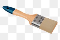 Paintbrush png sticker illustration, transparent background. Free public domain CC0 image.