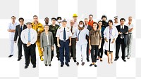 Labor union png people sticker, transparent background