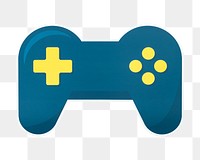 Gaming joystick png sticker, transparent background