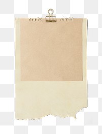 Paper notes png journal sticker, transparent background