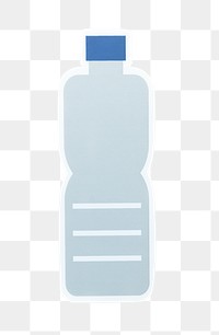 Plastic bottle png sticker, transparent background