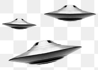 UFO png sticker, transparent background