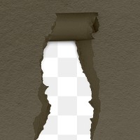 Ripped paper png sticker, transparent design 