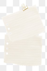 Note png sticker, stationery transparent background