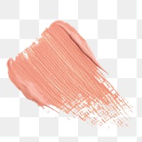 Pink brush stroke png sticker, transparent background