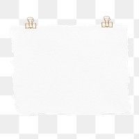 Note paper png sticker, transparent background