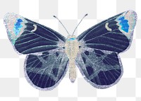 Butterfly png sticker, illustration graphic on transparent background