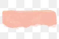 Pink ripped paper png sticker, transparent background