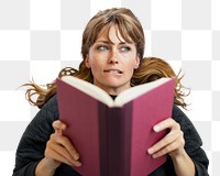 Studying png sticker, education transparent background