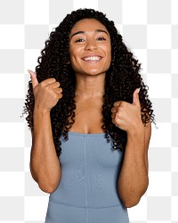 Thumbs up png sticker, transparent background