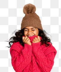 Cute little girl png sticker, transparent background