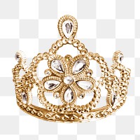 Princess crown png sticker, monarchy, transparent background