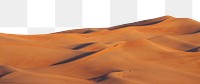 Sand dunes png border, transparent background