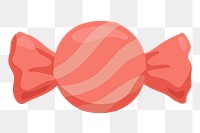 Twist candy png sticker, cute illustration, transparent background