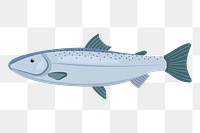 Fish png sticker, cute illustration, transparent background