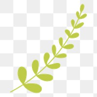 Leaf png sticker, cute illustration, transparent background