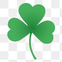 Shamrock png sticker, cute illustration, transparent background