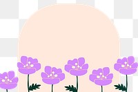 Spring flowers png sticker, transparent background