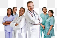 Hospital personnel png sticker, transparent background