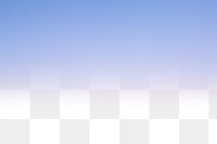 Gradient sky png border, transparent background