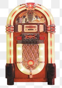 Retro jukebox png sticker, music, entertainment, transparent background